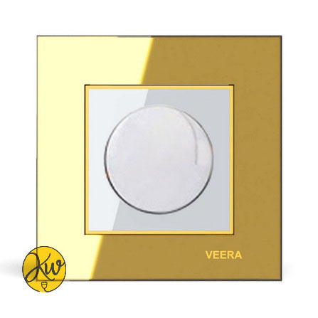 کلید دیمر ویرا مدل امگا طلایی طلایی سفید - ویرا الکتریک آیننه ای لاکچری شیک ایرانی قیمت مناسب