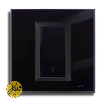 کلید و پریز ویرا مدل ویرا پرو مشکی با زه مشکی - ویرا الکتریک کلاسیک لاکچری جدید شیک ایرانی