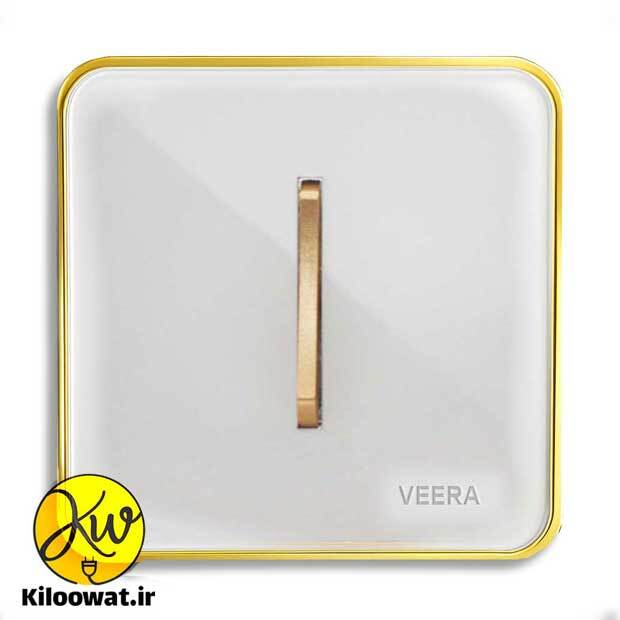 تک پل سفید مدل شهاب سفید طلا آرک دکمه باریک دکمه خطی لاکچری و جدید قاب گلس و براق بدنه زیبا و شیک