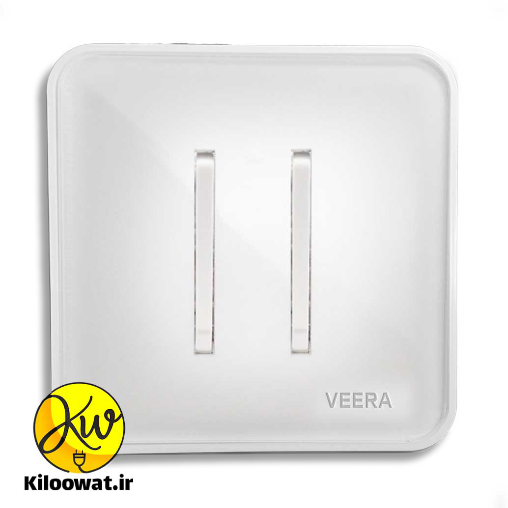 دو پل سفید مدل شهاب آرک دکمه باریک دکمه خطی قاب گلس و براق بدنه زیبا و شیک