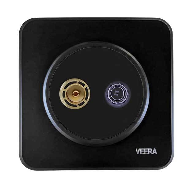 فیش آنتن مرکزی ویرا مدل آلفا مشکی کلاسیک - ویرا الکتریک لوکس زیبا ایرانی