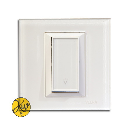 کلید و پریز ویرا مدل ویرا پرو سفید با زه سفید اسپرت - ویرا الکتریک کلاسیک لاکچری جدید شیک ایرانی