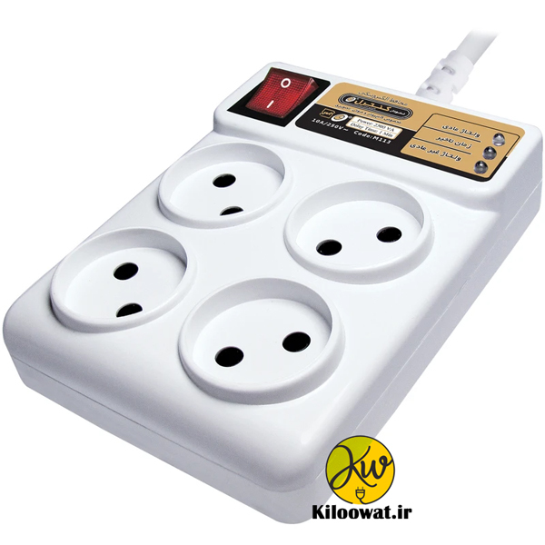 محافظ و چهار راهی برق M113 کامپیوتر و صوتی تصویری نمودار کنترل کابل سیم کیفیت 4 خروجی 2500 وات