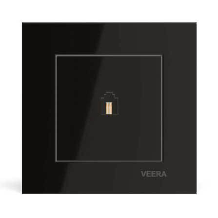 سوکت تلفن تک سوکت ویرا مدل ویرا مشکیر - ویرا الکتریک پرفروش باکیفیت ارزان ایرانی