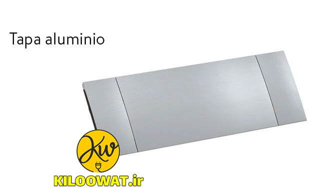  پریز توکار کابینتی باخمن مدل POWER FRAME آلومینیم سوکت برق وسوکت USB لاکچری زیبا جدید آلمانی 