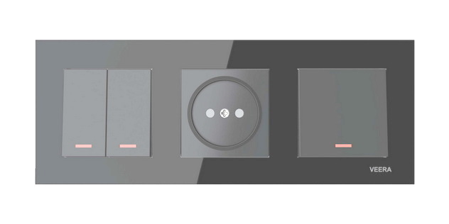 کادر سه خانه ویرا مدل کریستال نوک مدادی