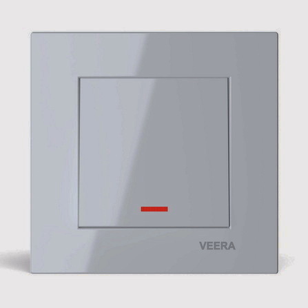 کلید و پریز ویرا مدل ویرا نقره ای ارزان اقتصادی ایرانی به صرفه ایرانی پلاستیکی