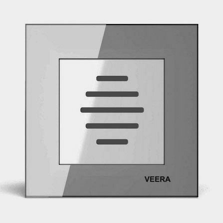 زنگ ویرا مدل کریستال نقره ای