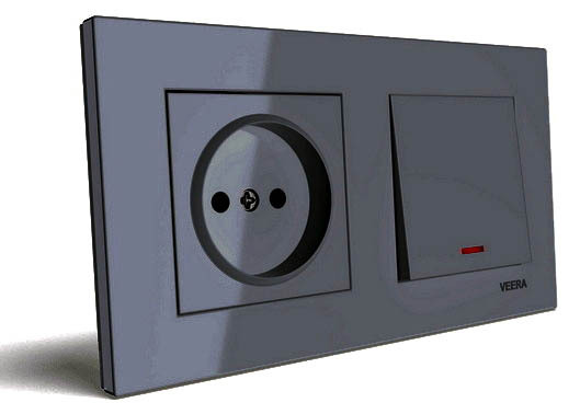 کادر دو خانه ویرا مدل ویرا نوک مدادی - ویرا الکتریک پرفروش ارزان به صرفه باکیفیت ایرانی