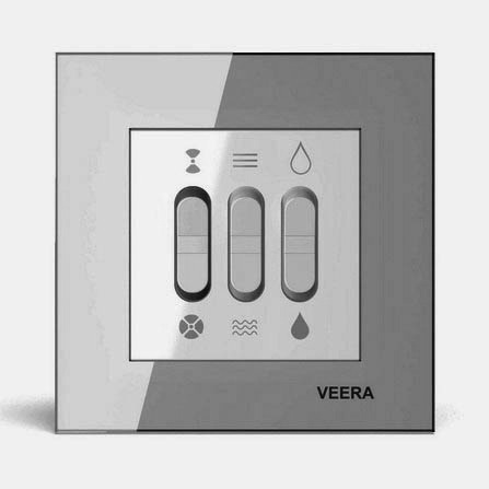 کلید کولر ویرا مدل کریستال نقره ای با کیفیت ایرانی اقتصادی