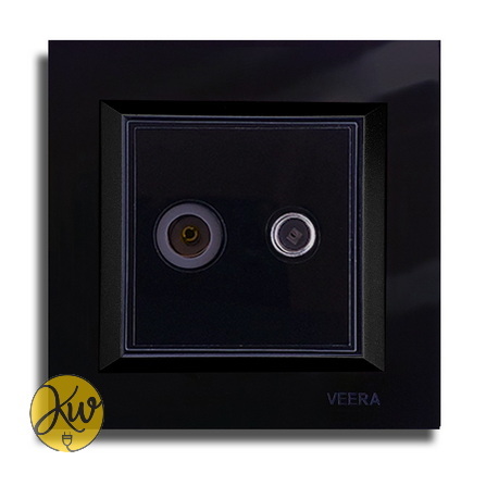 فیش آنتن مرکزی ویرا مدل ویرا پرو مشکی با زه مشکی اسپرت - ویرا الکتریک لاکچری جدید شیک ایرانی