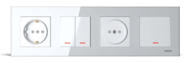 کادر چهار خانه ویرا مدل کریستال سفید اقتصادی ارزان باکیفیت ایرانی براق