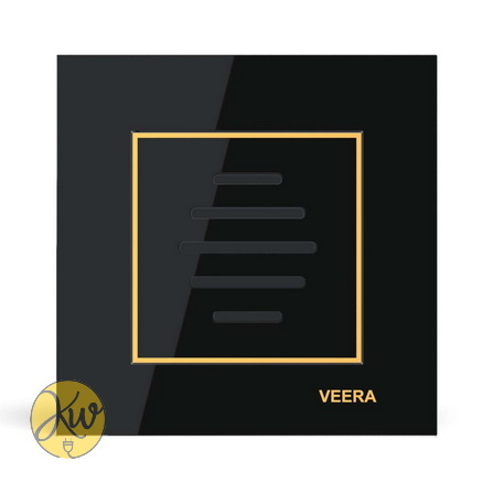 زنگ ( دینگ دانگ ) ویرا مدل امگا مشکی طلایی مشکی - ویرا الکتریک آیننه ای لاکچری شیک ایرانی قیمت مناسب