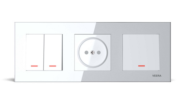 کادر سه خانه ویرا مدل کریستال سفید اقتصادی ارزان باکیفیت ایرانی براق