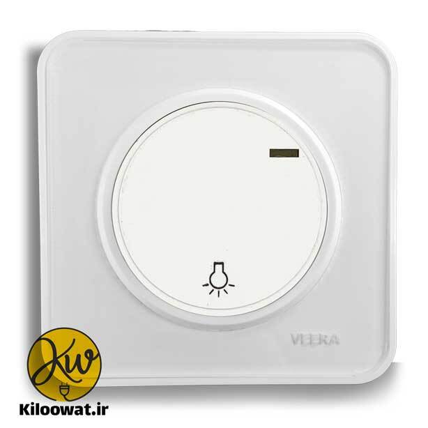 شاسی راه پله ویرا مدل آلفا گلس سفید کلاسیک - ویرا الکتریک آرک