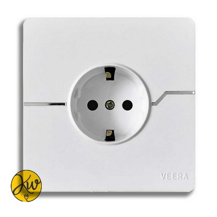 کلید و پریز ویرا مدل T2 سفید - ارزان ، لوکس ، جدید ، ایرانی