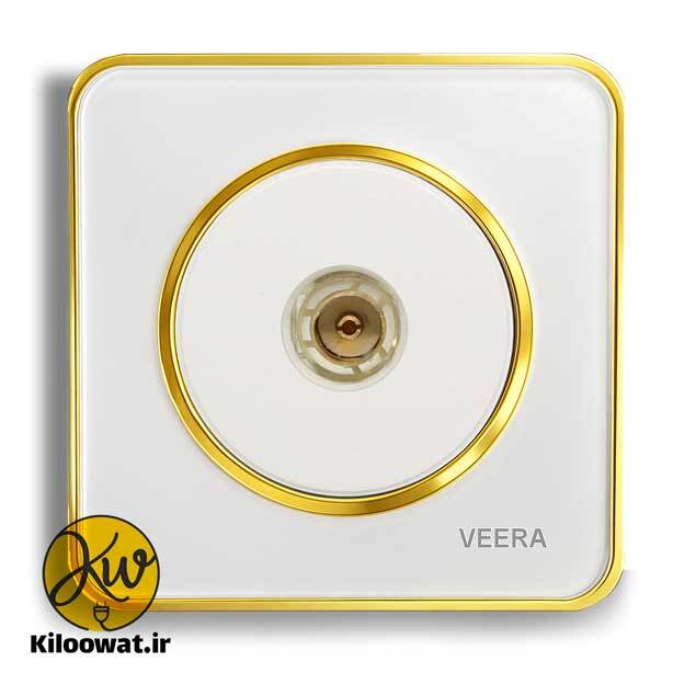 ویرا مدل آلفا گلس سفید طلایی لاکچری دایره زیبا براق ویرا الکتریک لوکس زیبا ایرانی آرک