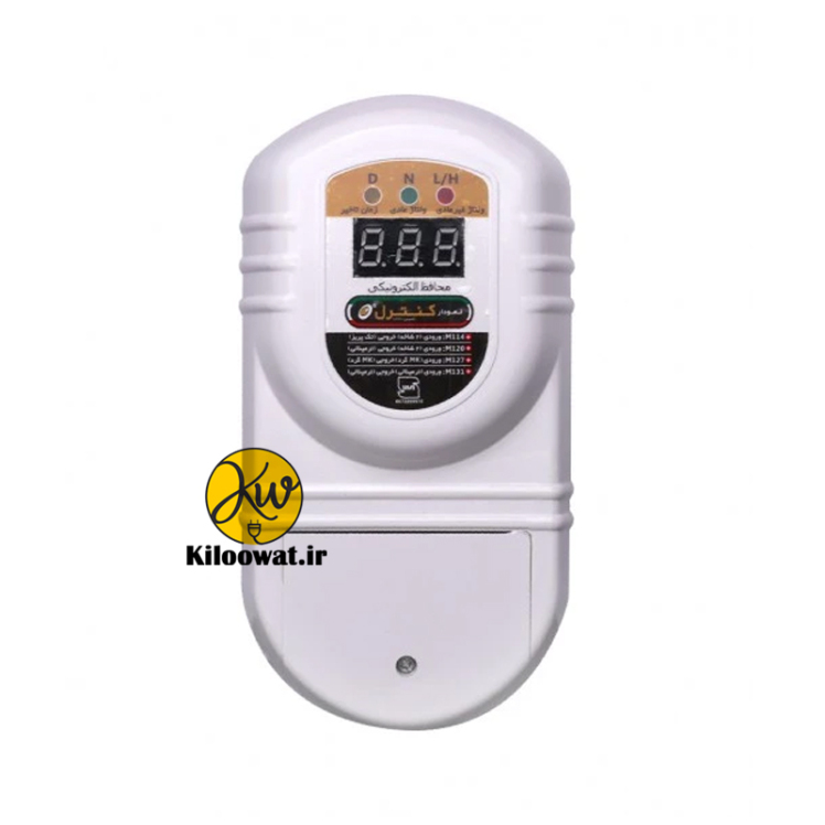 محافظ برق +M131 دیجیتال زیرکنتوری و کولرگازی سورنا نمودار کنترل ضمانت گارانتی کیفیت بهترین 