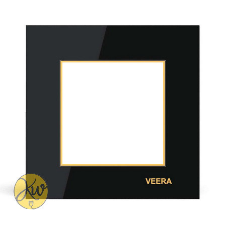 کادر تک خانه ویرا مدل امگا مشکی طلایی مشکی