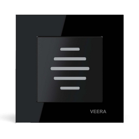 زنگ توکار ویرا مدل کریستال مشکی گلس ارزان و اقتصادی ایرانی