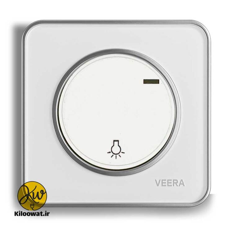 شاسی راه پله ویرا مدل آلفا گلس سفید کلاسیک - ویرا الکتریک آرک