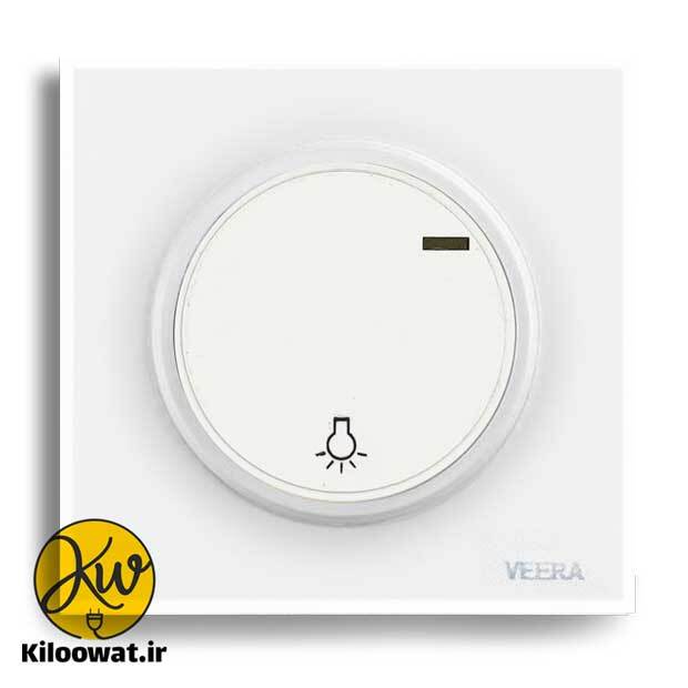 شاسی راه پله ویرا مدل آلفا گلس سفید کلاسیک - ویرا الکتریک