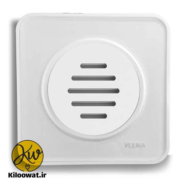 زنگ ( دینگ دانگ ) ویرا مدل آلفا گلس سفید کلاسیک ARK