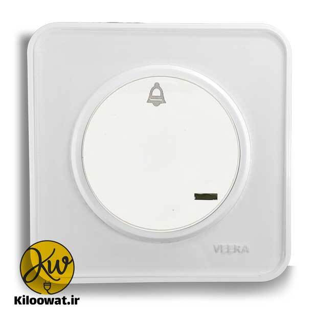 شاسی زنگ ویرا مدل آلفا گلس سفید کلاسیک - ویرا الکتریک آرک