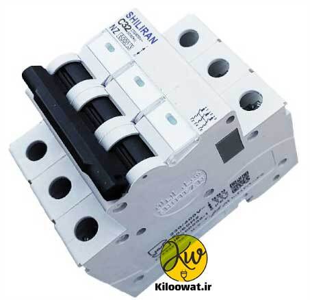 کلید مینیاتوری 32 آمپر سه فاز تیپ C - فیوز مینیاتوری - شیل ایران 