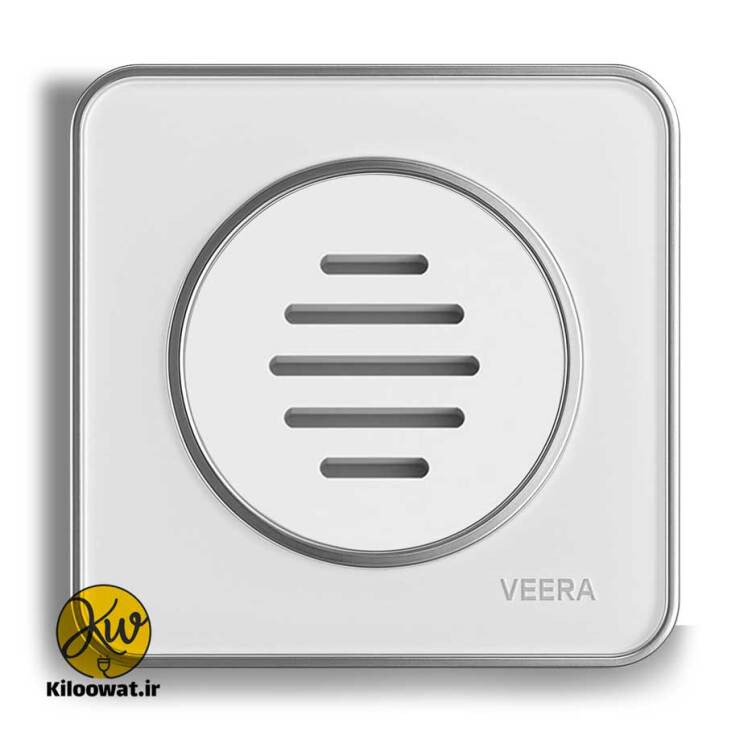 زنگ ( دینگ دانگ ) ویرا مدل آلفا گلس سفید کلاسیک ARK