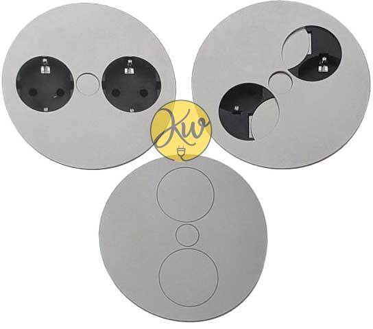  پریز کابینتی توکار باخمن BACHMANN آلمان مدل TWIST لاکچری ، ساخت آلمان ، استیل 