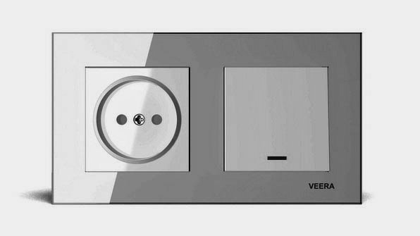 کادر دو خانه ویرا مدل کریستال نقره ای ارزان ایرانی با کیفیت