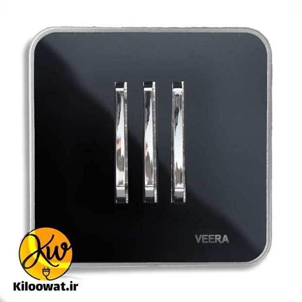 سه پل مشکی استیل مدل شهاب آرک استیل دکمه باریک دکمه خطی جدید قاب گلس و براق بدنه زیبا و شیک