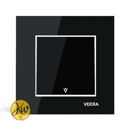 کلید و پریز ویرا مدل امگا مشکی سفید مشکی - ویرا الکتریک قیمت مناسب براق ایرانی لاکچری