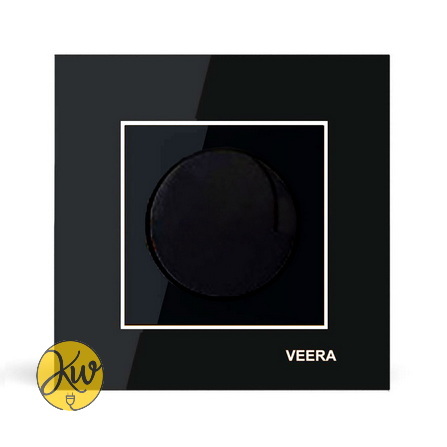 کلید دیمر ویرا مدل امگا مشکی سفید مشکی - ویرا الکتریک قیمت مناسب براق ایرانی لاکچری