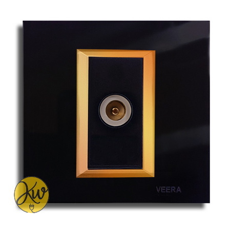 فیش آنتن ویرا مدل ویرا پرو مشکی با زه طلایی اسپرت