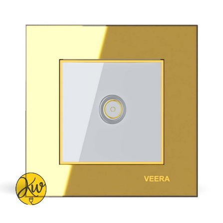 فیش آنتن ویرا مدل امگا طلایی طلایی سفید - ویرا الکتریک آیننه ای لاکچری شیک ایرانی قیمت مناسب