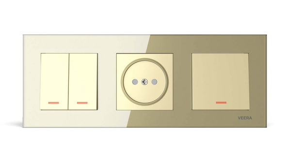 کادر سه خانه ویرا مدل کریستال بژ اقتصادی ارزان باکیفیت ایرانی براق