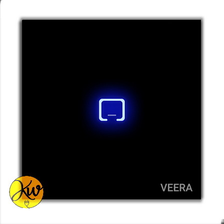 کلید لمسی با کیفیت ویرا الکتریک قیمت مناسب اقتصادی و ارزان مشکی تبدیل