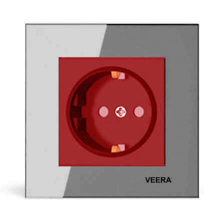 پریز یو پی اس ویرا مدل کریستال نقره ای ارزان ایرانی با کیفیت