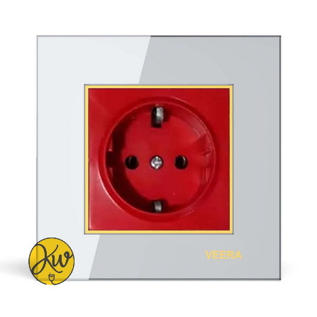 پریز یو پی اس ( UPS ) ویرا مدل امگا سفید طلایی سفید - ویرا الکتریک براق لاکچری شیک ایرانی قیمت مناسب