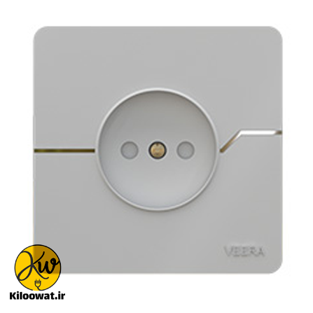 کلید و پریز ویرا مدل T2 سفید - ارزان ، لوکس ، جدید ، ایرانی