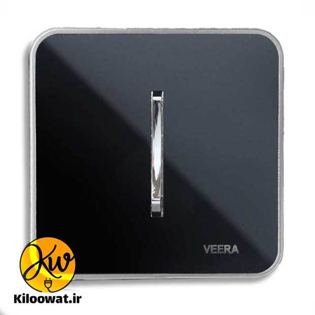 تک پل مشکی استیل مدل شهاب آرک دکمه باریک دکمه خطی قاب گلس و براق بدنه زیبا و شیک